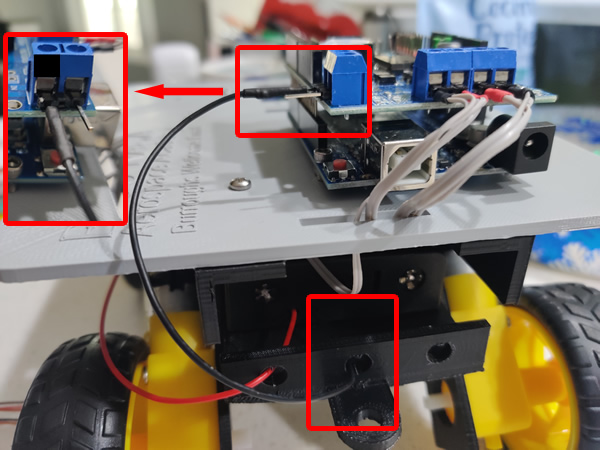 connect black wire